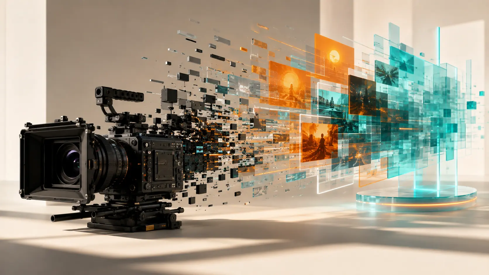 Cámara cinematográfica que evoluciona hacia capas de contenido y sistemas inteligentes